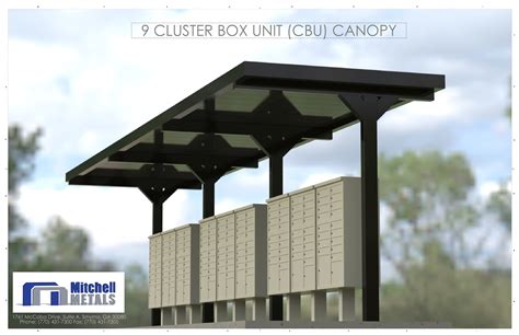 mitchel metal roof box|Cluster Mailbox Shelters .